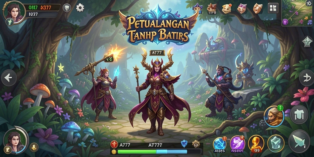 Tampilan menarik dari gameplay RPG AT777 yang penuh aksi.
