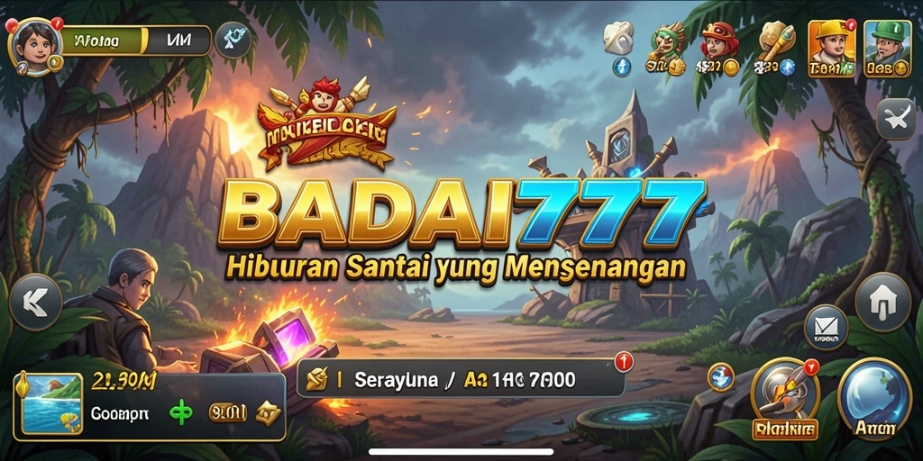 Tampilan gameplay seru dan menarik dari BADAI777 dengan tantangan yang bervariasi.