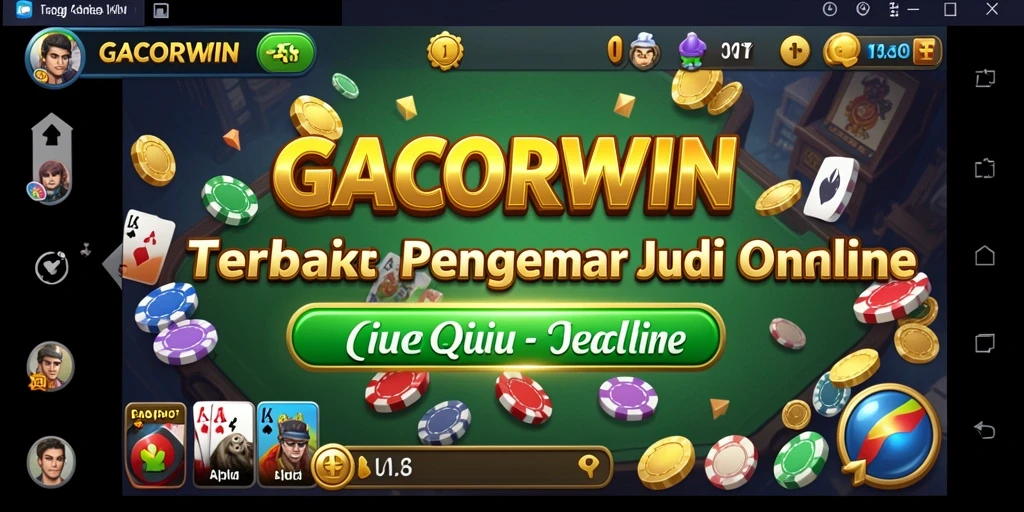 Tampilan gameplay seru dalam GACORWIN saat bermain QiuQiu.