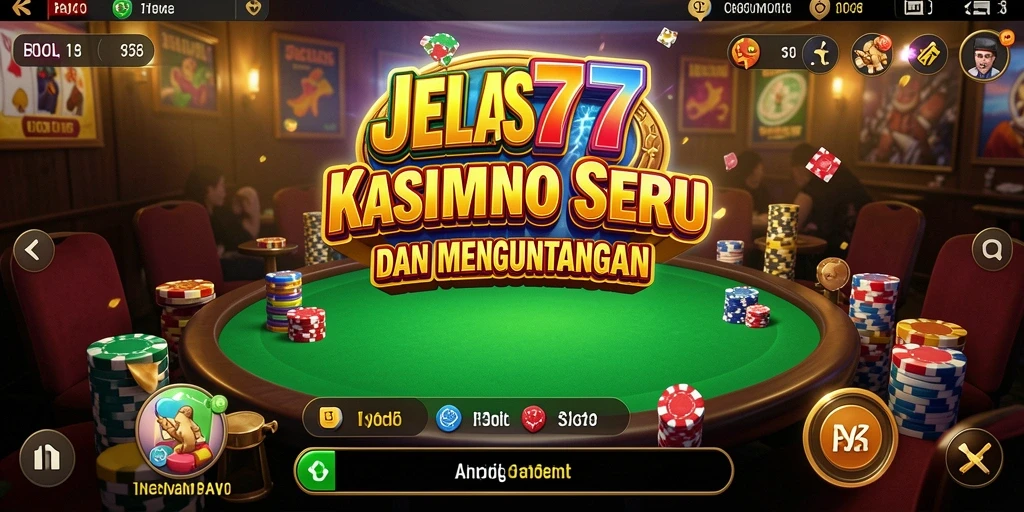 Tampilan menarik dari permainan Kasino di JELAS777.