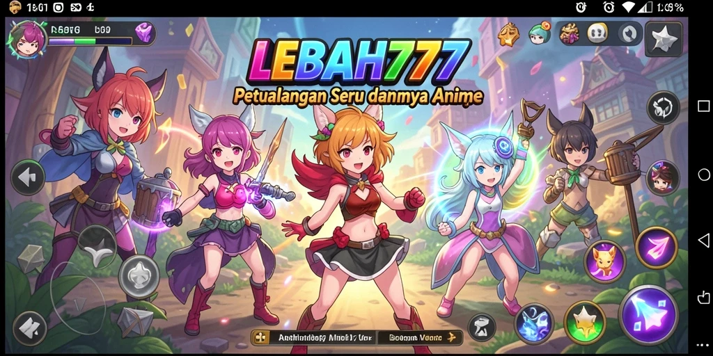 Tampilan screenshot <strong>LEBAH777</strong> menggambarkan aksi seru dalam game Anime.