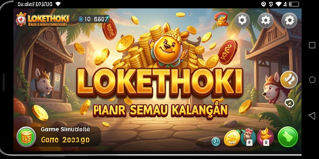 Tampilan gameplay LOKETHOKI yang memukau dan interaktif.