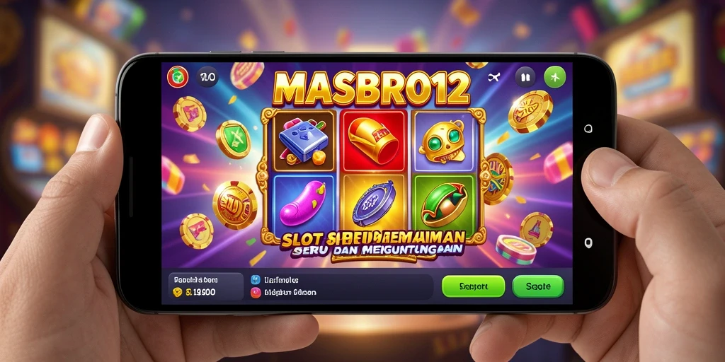 Screenshot gameplay MASBRO12 dengan grafis slot yang memikat.