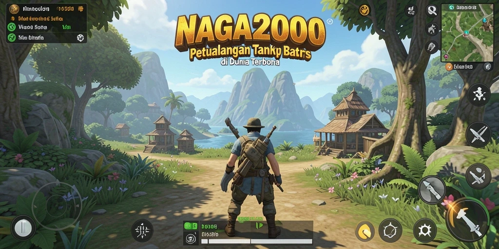 Gambaran gameplay Open World di NAGA2000 yang menarik.