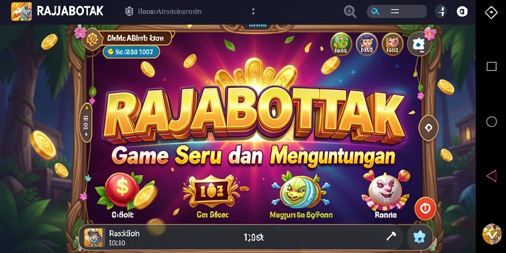 Tampilan gameplay seru dari RAJABOTAK yang memikat.