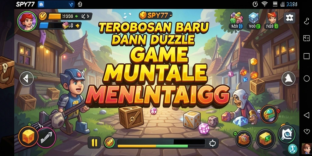 Tampilan gameplay Puzzle SPY77 yang mendebarkan dan menarik.