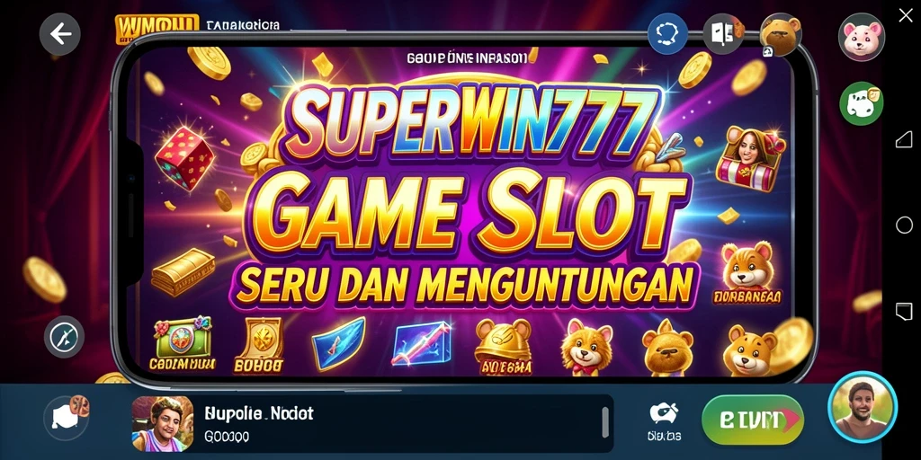 Tampilan gameplay <strong>SUPERWIN777</strong> dengan simbol dan tema yang menarik.